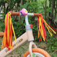 Platt Kid'S Bicycle Handlebar Streamers Colorful Ribbons Tassel For Girls Boys Bicycle Handlebar Scooter Handgrip (1Pair) (Orang