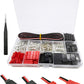 HOPLEX 60Sets JST Servo Connector Kits Plug Male/Female Crimp Pin Cable Kit Compatible JST SYP Futaba servo Wire Extension Cable