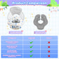 INFLATEFLY Baby Pool Float with Sun Canopy Inflatable Toddler Swimming Float with Anti-Backflip Tail Infant Pool Floaties for Ag