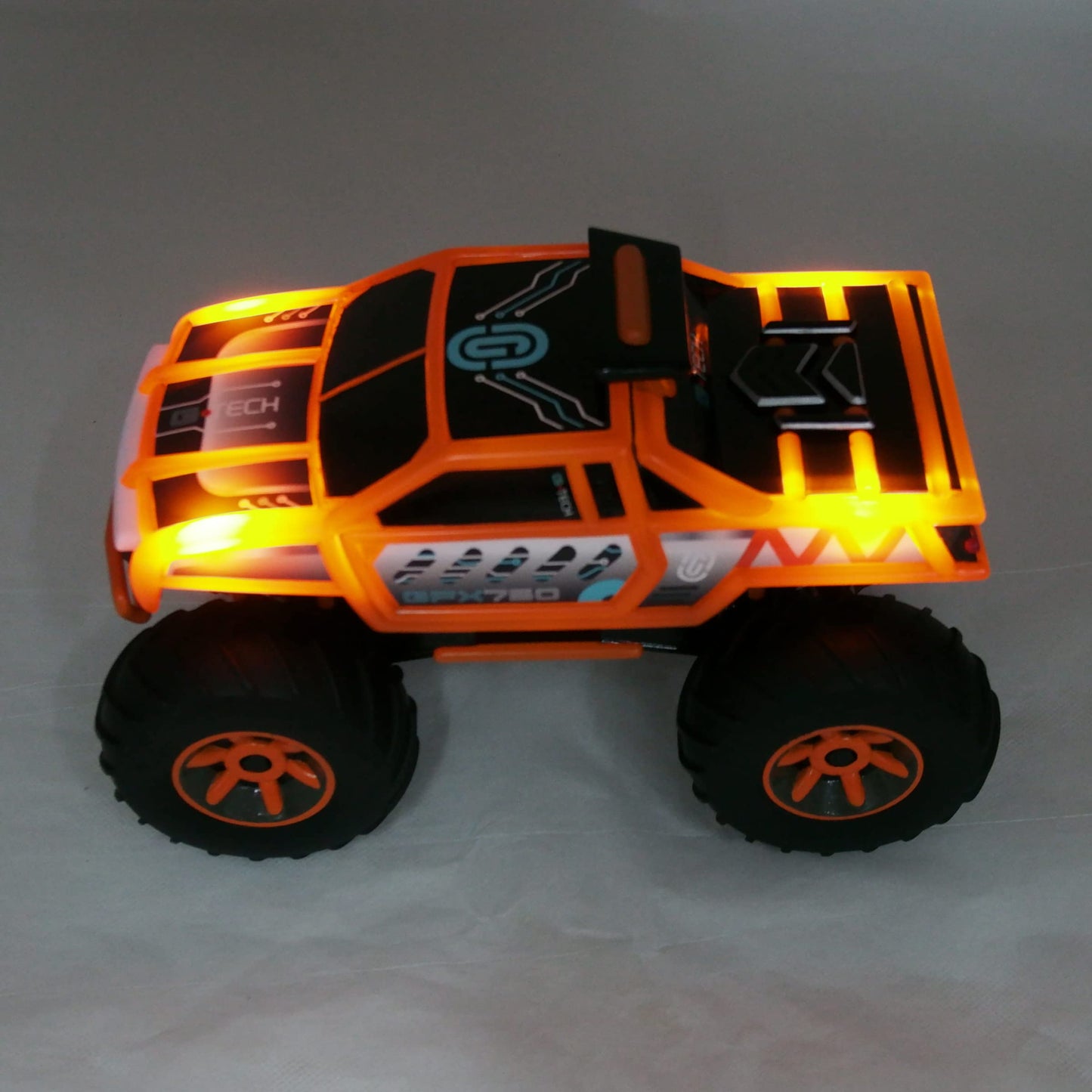 Maxx Action Monster Truck - Motorized Orange Truck with Lights & Sounds for Boys and Girls 3+, Model 320441, Plastic Material