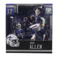 McFarlane Toys NFL Josh Allen 7" Figure - Buffalo Bills, Multicolor, Plastic, Model 787926103779