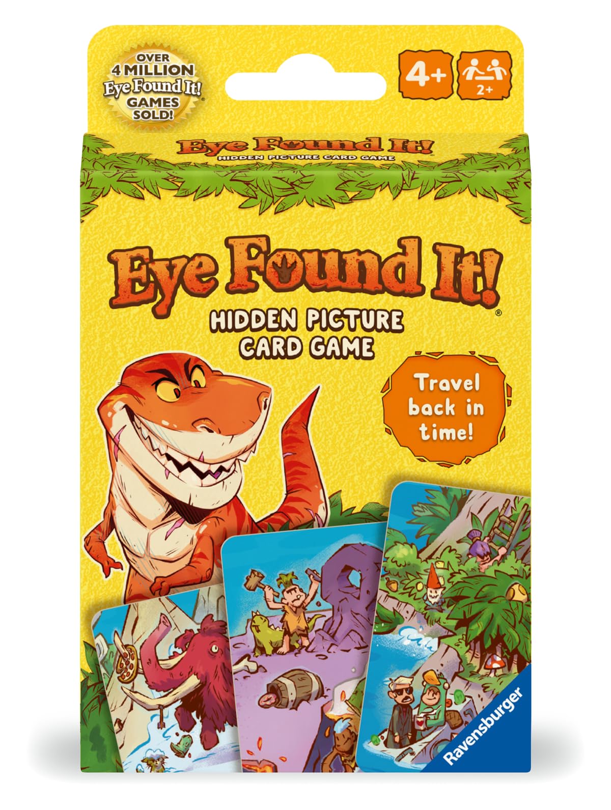 Ravensburger Dinosaur Island Eye Found It! Card Game - Engaging Family Board Game, Cardboard, Multicolor, Model 22679