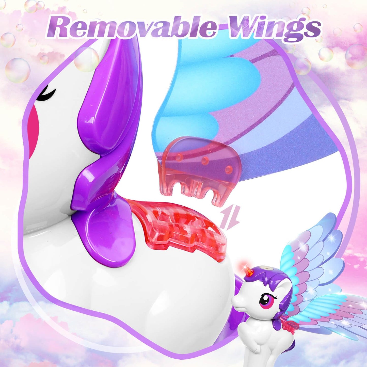 Dolanus Bubble Wands For Kids Toys Ages 3 4 5 Year Old Girl: Unicorn Toys Princess Wand, Toddler Girl Toys Age 3 4-5 6 Years Old, Outdoor Party Birthday Gifts For 3 4 5 Year Old Girl