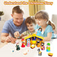 Hotfun Lighted Nativity Set For Kids, Christmas Story Nativity Playset Figures, 17 Pcs Childrens Nativity Set With Baby Jesus Ma