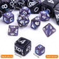 10mm Mini DND Dice Set,15 Sets Polyhedral RPG Dice (105pcs) for MTG,RPG,D&D Dungeons and Dragons Role Playing Game.(Transparent