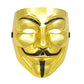 Duketea 4 Pack Hacker Mask For Kids, Anonymous Mask Halloween Costume Cosplay Masquerade Party
