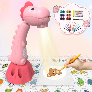 Drawing Projector for Kids,Tracing and Drawing Projector with 96 Slide Cartoon Patterns and 12 Color Brushs,Smart Art Sketcher P