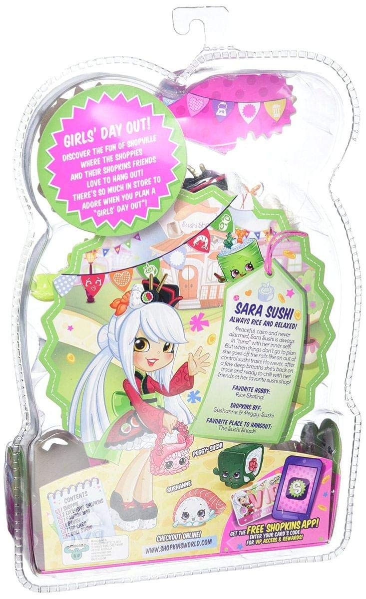 Shopkins Shoppies S2 W2 Dolls Sara Sushi