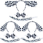 Coopay 9 Pieces Halloween Dalmatian Costume Set Puppy Dog Ears Headband Kit Include Dalmatian Ears Headbands Bow Tie And Dalmatian Tail For Christmas New Year Cosplay Costume Or Party Decoration