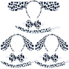 Coopay 9 Pieces Halloween Dalmatian Costume Set Puppy Dog Ears Headband Kit Include Dalmatian Ears Headbands Bow Tie And Dalmatian Tail For Christmas New Year Cosplay Costume Or Party Decoration