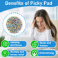 Skin Picking Fidget Toy, Silicone Picky Party Pad, Sensory Toys For Skin Pickers, Dermatillomania Fidget Toys Relax Anxiety Toy