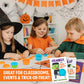Play Dough Halloween Party Favors for Kids - 30 Pack Non-Candy Gifts with Playdough and Classroom Exchange Cards, Trick-or-Treat