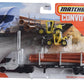 Matchbox Convoys Tesla Semi & Pipe Trailer with Load Lifter