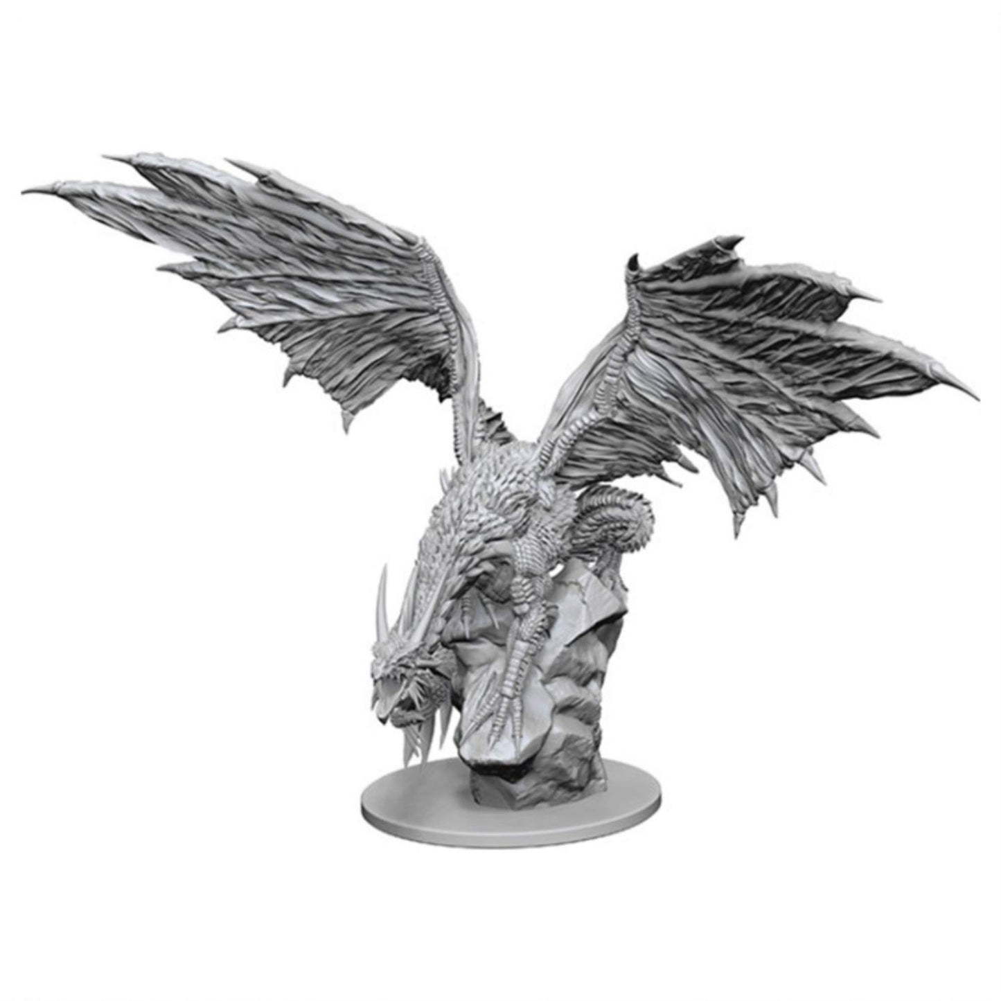Wizkids Pathfinder Roleplaying Game Unpainted Miniatures: Silver Dragon