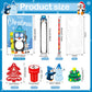 Zhanmai 350 Pcs Winter Christmas Party Favors Winter Holiday Stationery Set for Stocking Stuffers 30 Pack with Notebook Pencils