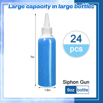 Libima Art Sand Colored 9oz Sand Bottles for Kids DIY Arts and Crafts Kit for Drawing Wedding Sandbox Decorations Collection San