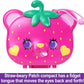 Polly Pocket Dolls & Playset, Straw-Beary Patch Compact With 2 Micro Dolls & 12 Accessories, Travel Toy With Fidget Exterior