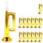 Toyvian Childrens Trumpet Childrens Trumpet Toy 14pcs Plastic Trumpet Kids Trumpet Instrument Party Noise Makers Kids Birthday P
