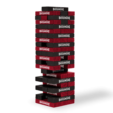 Wild Sports NFL Table Top Stackers - Tampa Bay Buccaneers, 3"x1"x0.5", Wood, Team Color, Model: 1-1-31000-CL129Q