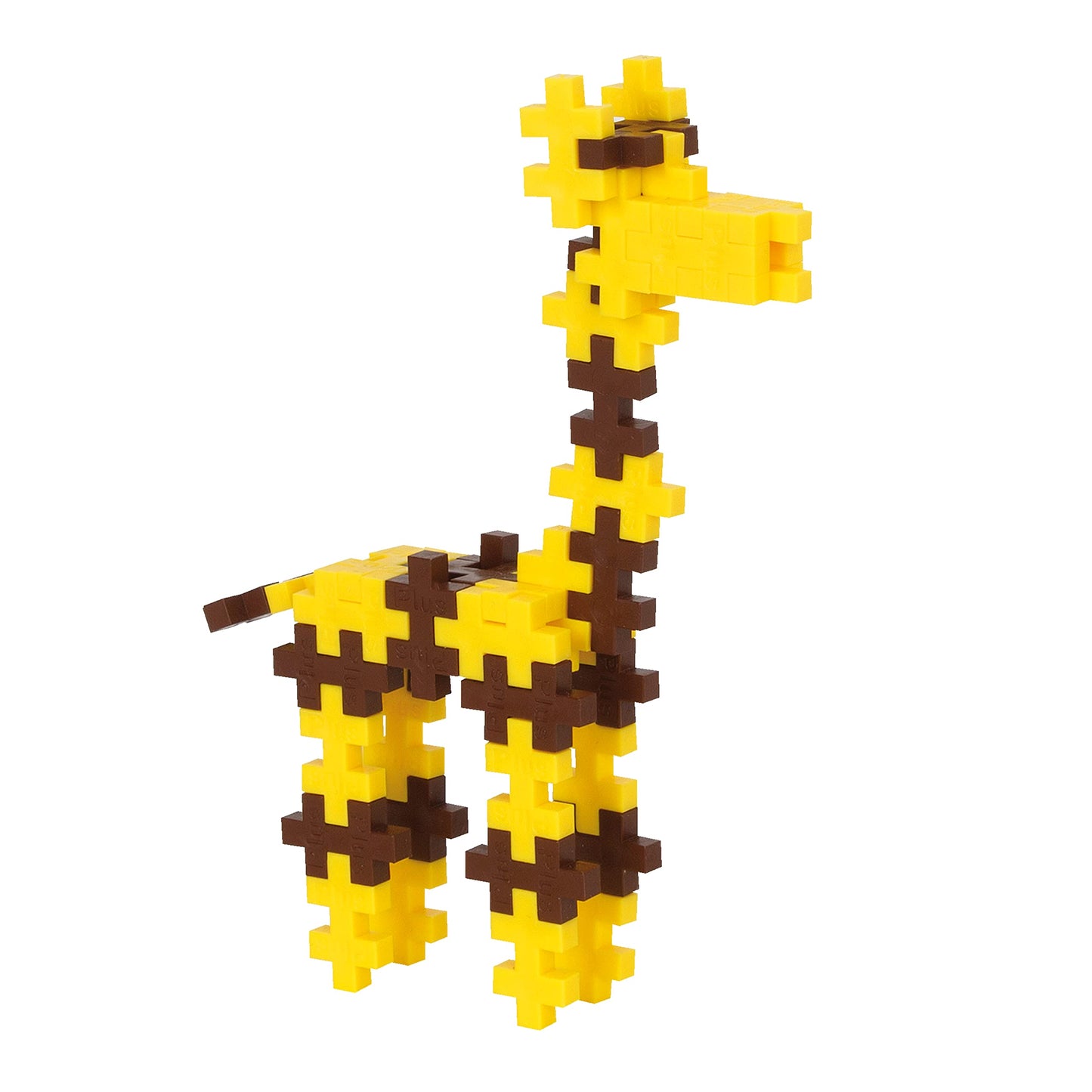 Plus Plus 3D Animal Figure Building Block Set, 70 Mini Interlocking Puzzle Pieces, Fun Stem Toys For Kids - Giraffe Maker Tube