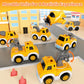 SplashNSpray 8 in 1 Fire Truck Toy Cars for Kids, Carrier Truck for 3 4 5 6 Years Old Boys Girls Toddlers, Pull Back Cars Set wi