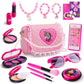 Meland Pretend Makeup Kit for Girls, Age 3-6, Pink, Includes My First Purse Toy, Ideal Gift for Toddlers, Model MU-MLUS
