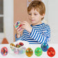 12Pcs Easter Egg Stress Balls, Easter Basket Stuffers, Easter Egg Fillers, Squishy Squeeze Balls For Adults, Easter Egg Hunt, Pa