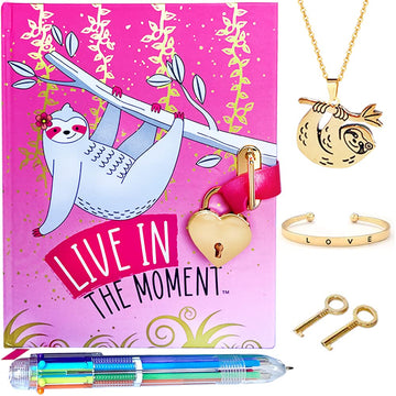 Life Is A Doodle Diary With Lock And Key For Girls - Journal With Lock Includes Secret Girls Diary For Journal Writing, Multicol