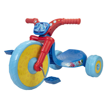 Blue'S Clues & You Ride-On 10' Fly Wheels Junior Cruiser Tricycle With Sounds - Toddler Bike Trike, Ages 18-36M, For Kids 33”-35” Tall - 35 Lbs. Weight Limit
