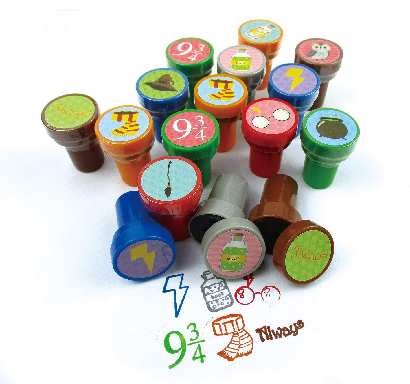 TINYMILLS 24 Pcs Wizard Stampers for Kids