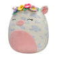 Squishmallows Original 20 cm Rosie Spotted Pig Plush Toy, Ultra Soft Polyester, Pink, Model SQCR02378