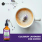 Kate Naturals Lavender Extract - 1oz Vegan Flavoring for Baking & Drinks, Gluten-Free Culinary Lavender Oil