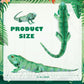 Syhood Lizard Stuffed Animals 37.4'' Realistic Plush Toy Lizard Toy Soft Plush Reptile Gift For Boys Girls Animal Lovers Birthday Easter(Iguana)