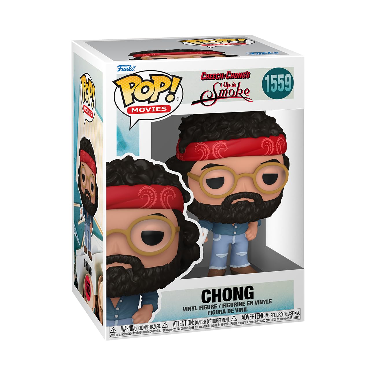Funko POP! Movies - Cheech & Chong's Chong Vinyl Figure - Multicolor - Model 76039 - Official Merchandise for Collectors