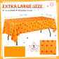 Oudain 3 Pcs Anime Theme Tablecloth Yellow and Red Stars Print Table Cover Set 108 x 54 Inches Party Decor Supplies Birthday The