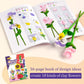 Drama Planet Flower Craft Kit for Kids - Make Your Own Multicolor Clay Bouquet, Medium Size, Model DPN002
