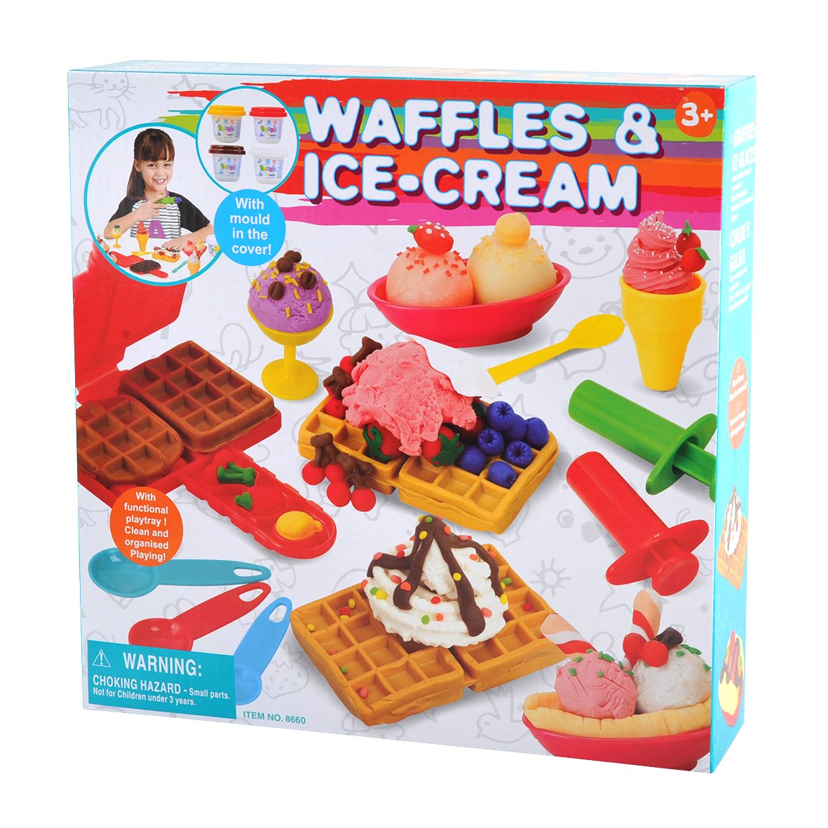 PlayGo Waffles & Ice-Cream Clay Dough (8660)