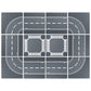 Homikidy Road Base Plates For City Road Building Block,12 City Street Plates,10'X10'Road Baseplates For City Street