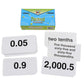 Learning Advantage 8658 Decimal Flash Cards
