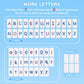 Classroom Magnetic Letter Tiles For Phonics And Spelling-Joycat 234 Foam Alphabet Tiles Magnetic Letters With Double-Side Magnet Board And Compartment Storage Case