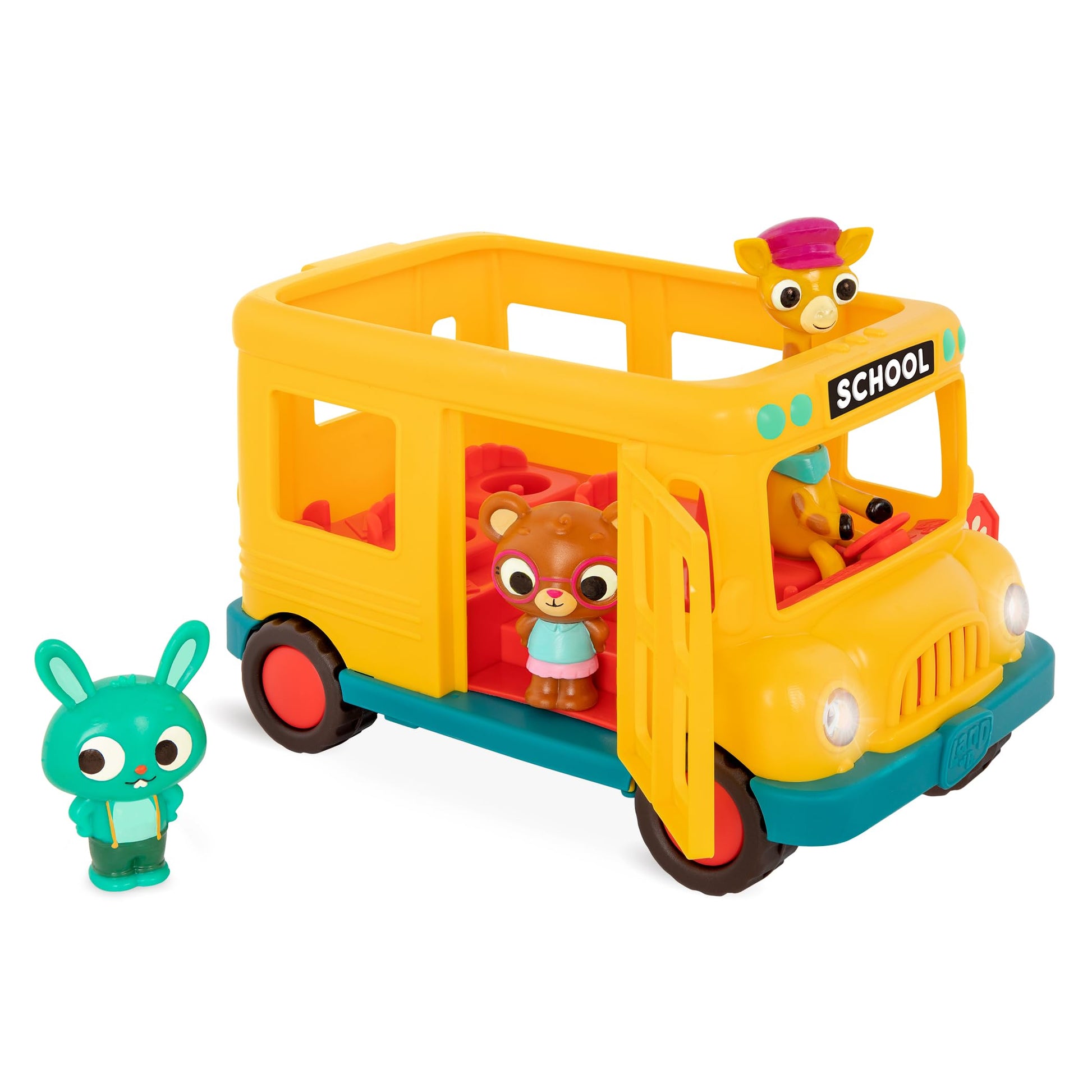 B. toys- Bonnies School Bus-Musical School Bus - Toy School Bus & Characters - Lights & Sounds - Toy Vehicle for Toddlers, Kids