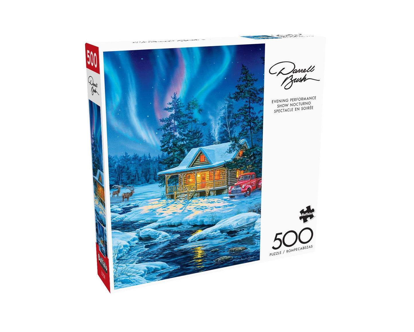 Buffalo Games - Darrell Bush - Evening Performance - 500 Piece Jigsaw Puzzle For Adults -Challenging Puzzle Perfect For Game Nights - Finished Size Is 21.25 X 15.00