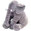 Ryttir 24 Inch Gray Fuzzy Elephant Stuffed Animal, Soft Cotton Plush Toy for Kids, Perfect Gift for Boys and Girls