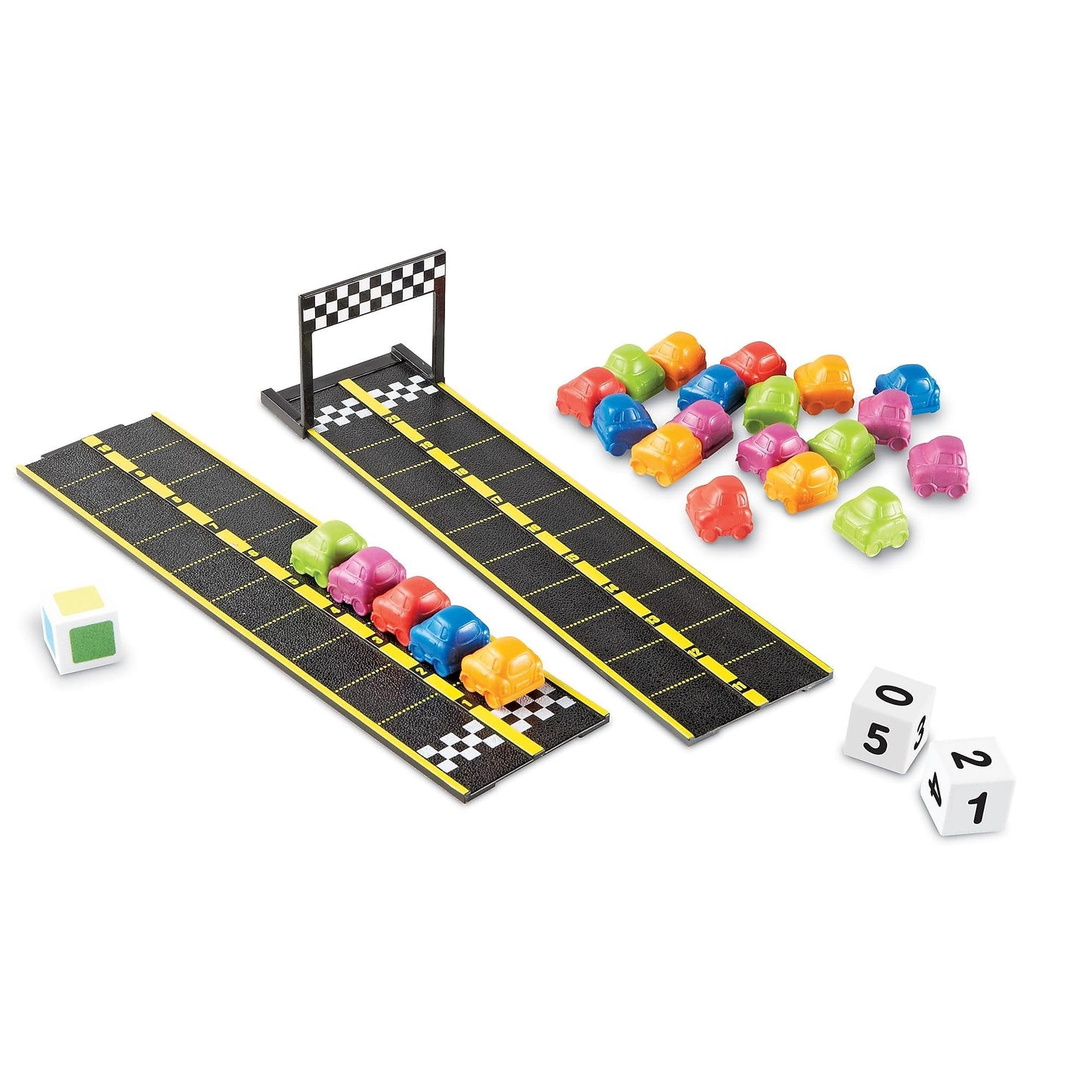 Learning Resources Mini Motor Math Activity Set, Homeschool, Includes Counting, Pattern, Addition And Subtraction Activities, 31 Pieces, Ages 4+