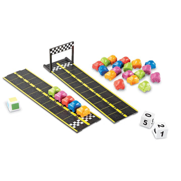 Learning Resources Mini Motor Math Activity Set, Homeschool, Includes Counting, Pattern, Addition And Subtraction Activities, 31 Pieces, Ages 4+
