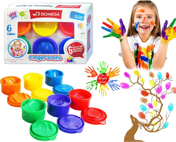 Funblast Finger Paint For Children, Diy Coloring Hand Paint For Art And Craft Work, Finger Paints For 3+ Year Kids, Finger Paint