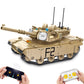 Bestmoment Military M1A2 Rc Tank Building Toys -1096 Pcs Ww2 Army Military Toys Building Blocks For Adults, World Of Tanks Build