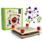Happytime Kids' Flower & Leaf Press Nature Crafts Wooden Art Kit Outdoor Play Learning Toy Creativity Pressed Flower Art Kit Diy