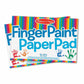 Melissa & Doug Finger Paint Paper Pad - 50 Sheets, 12x18 inches, Multi-color, FSC Certified, Model 93345