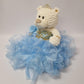 Kinnex Collections Since 1997 20'' Quince Anos Quinceanera Last Doll Teddy Bear With Dress (Centerpiece) ~ Arc16831-4R (Baby Blu